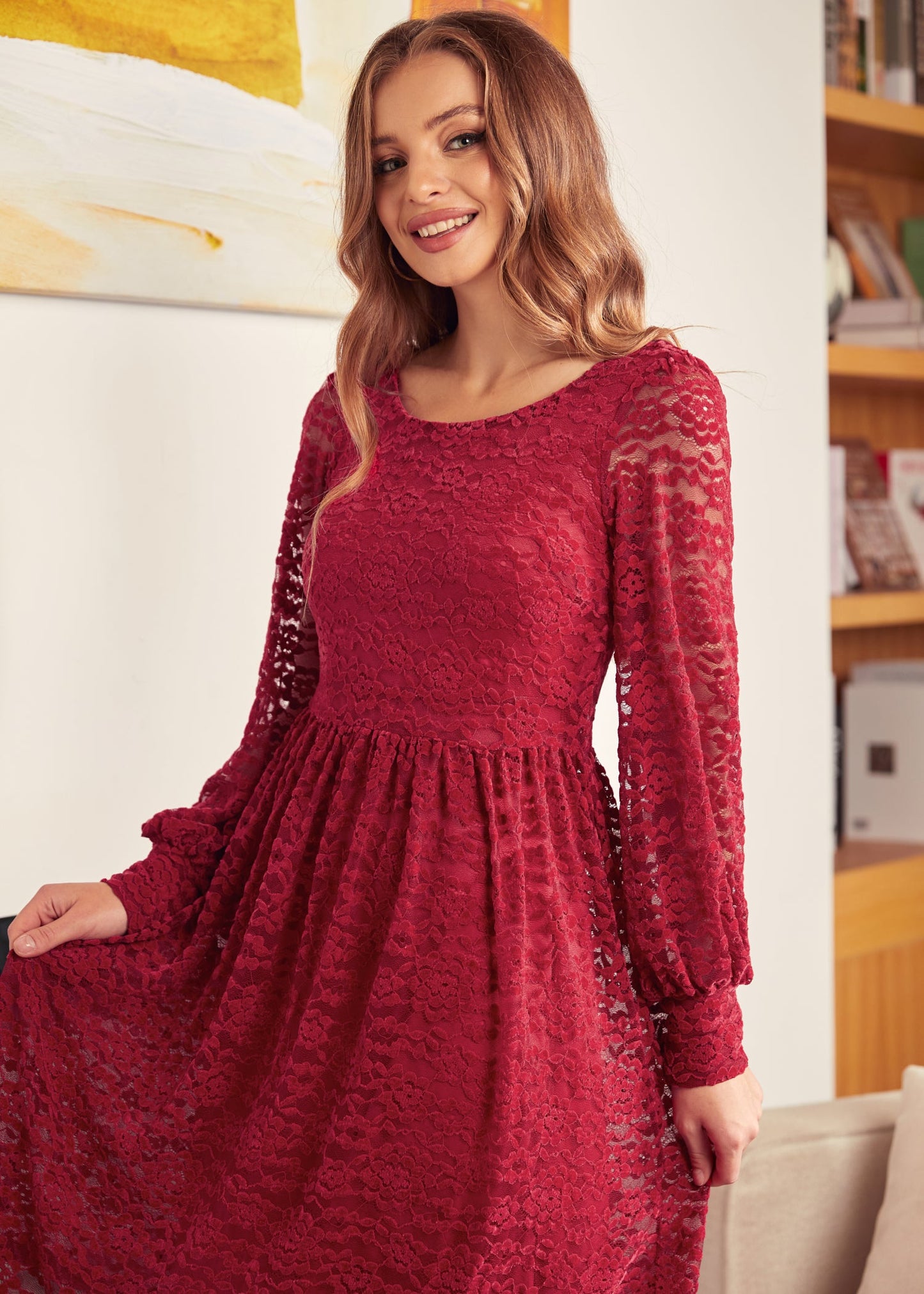 Dazzling In The Discotheque Turtleneck Dress