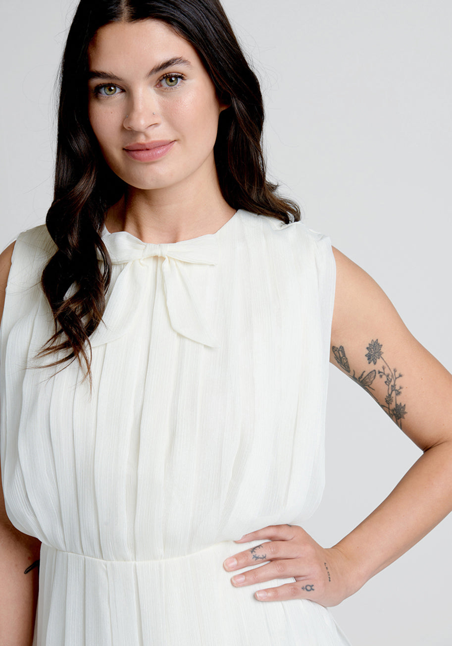  The Pleat-est Things Mini Dress