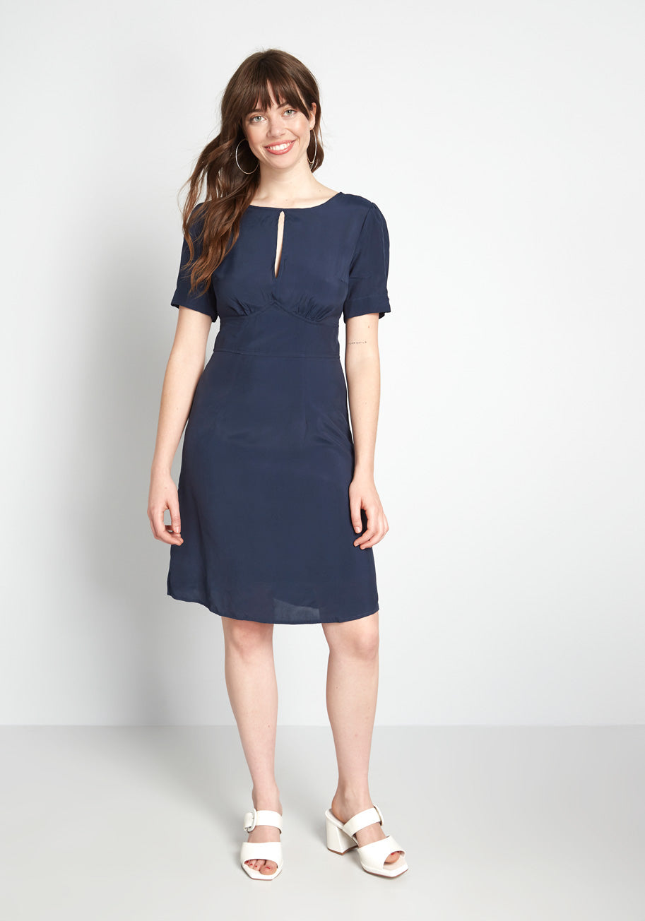  The Keyhole Story A-line Dress