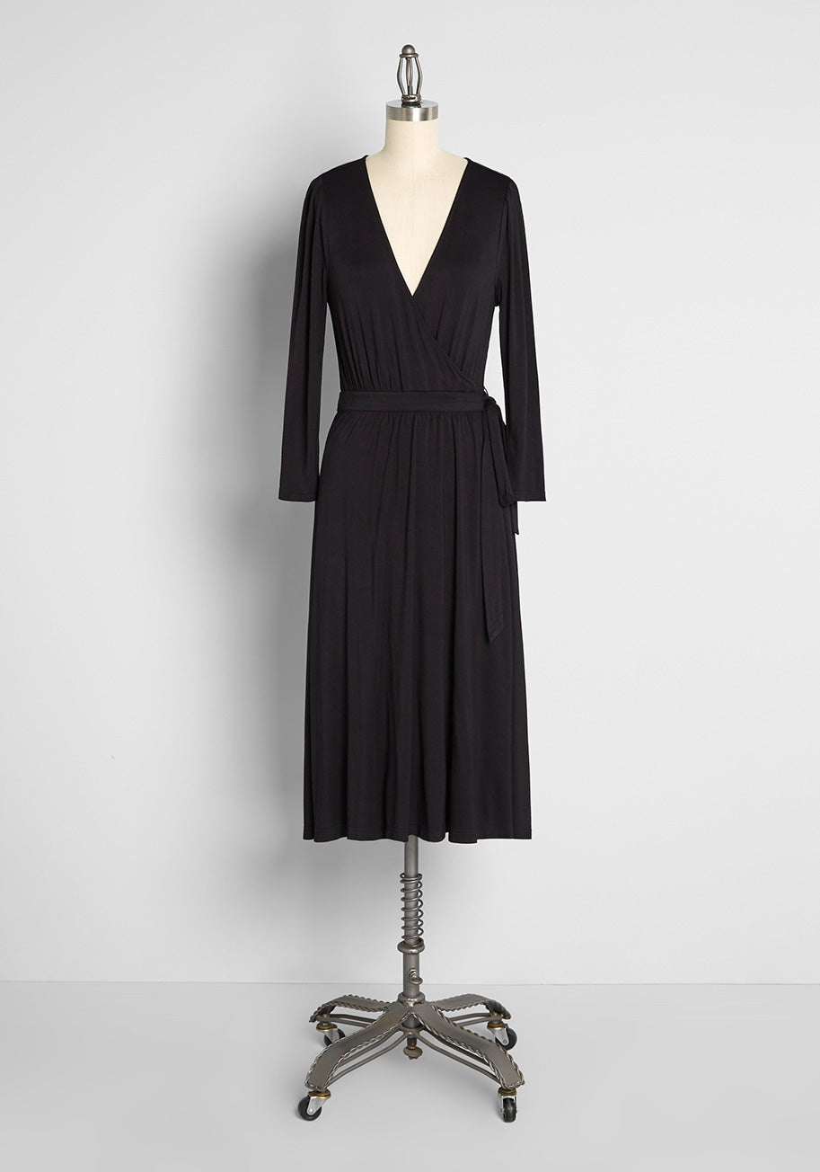  This Is My Moment Wrap Dress