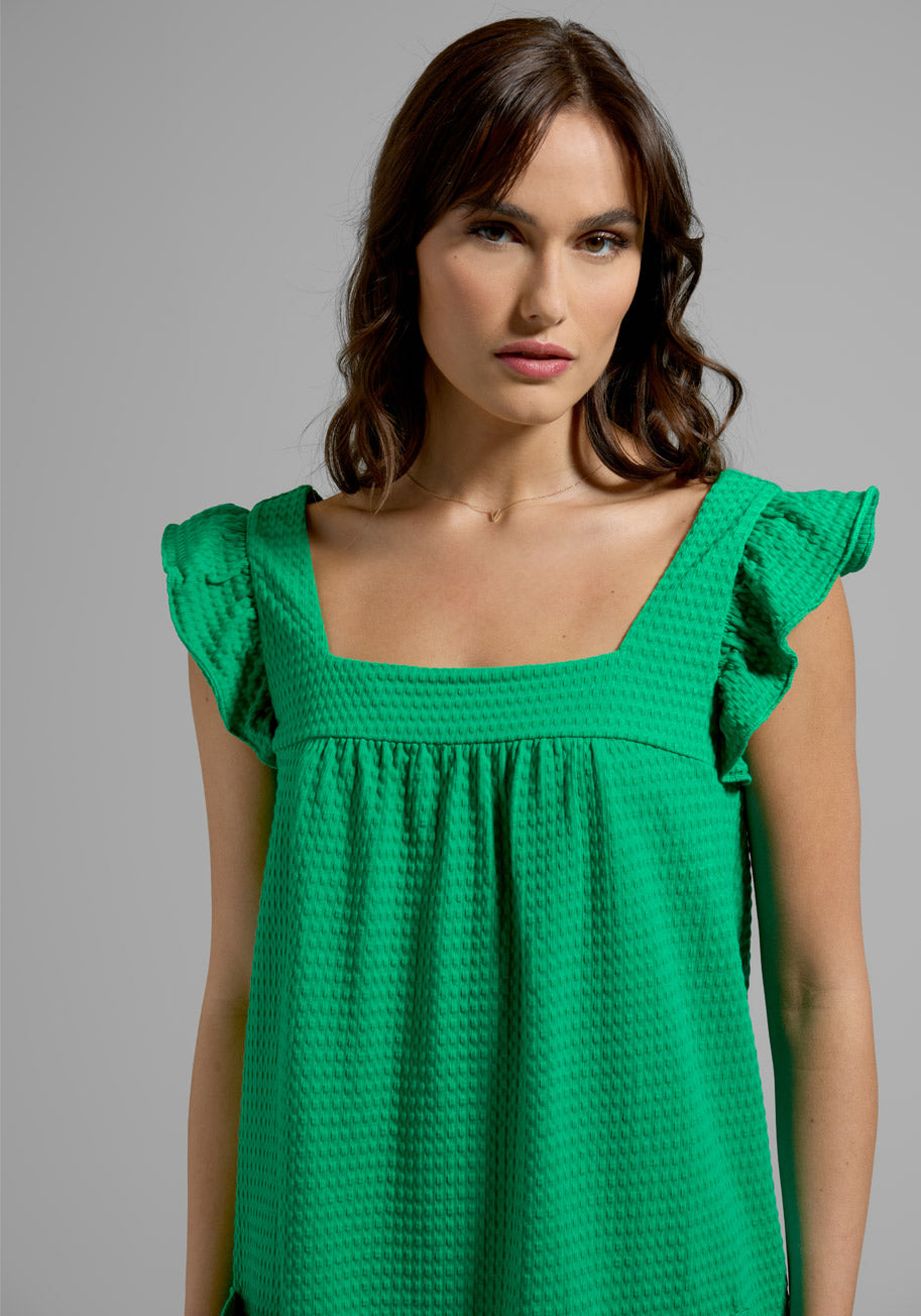  Let's Square Up Babydoll Dress
