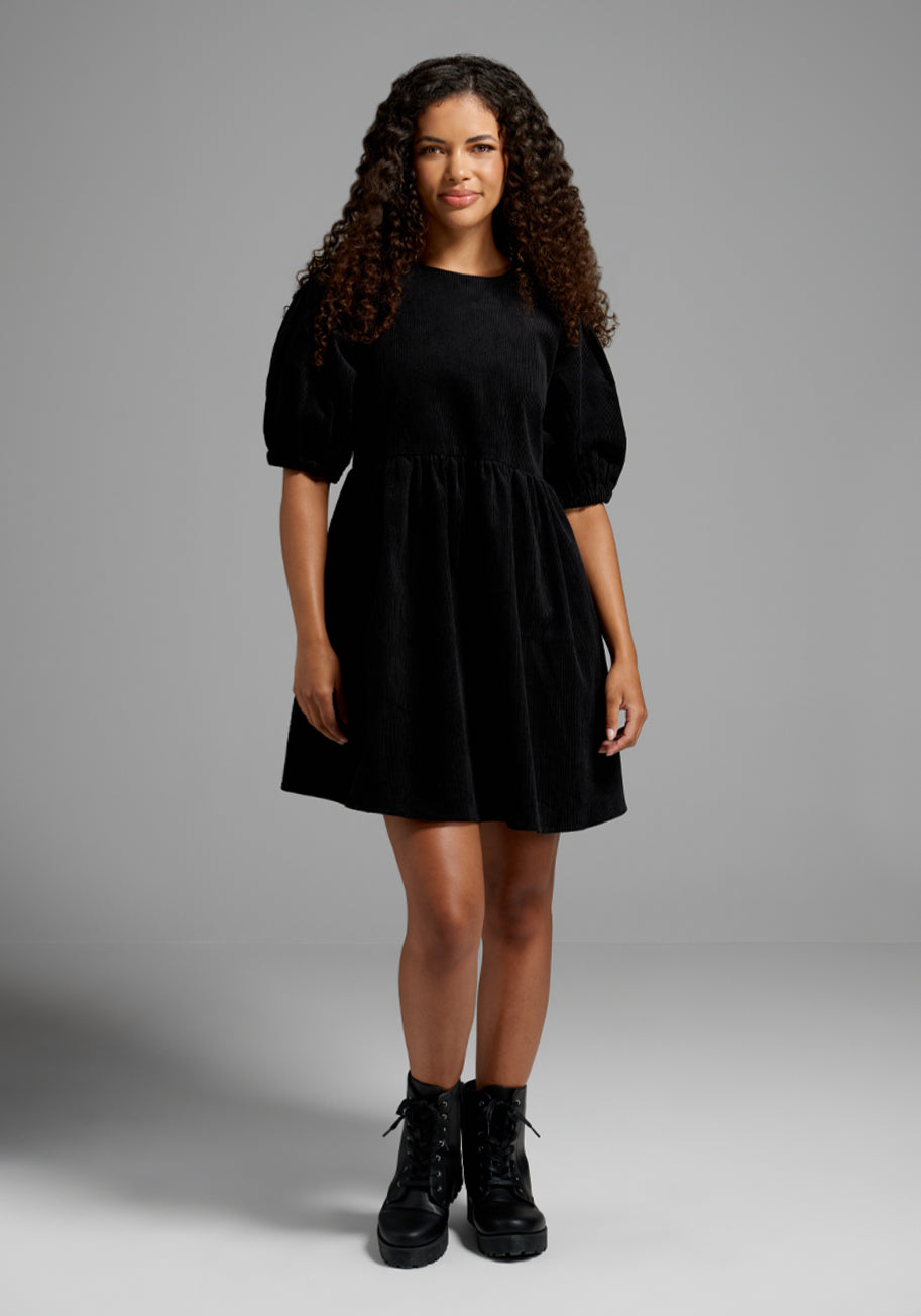  Hauntingly Lovely Corduroy Dress