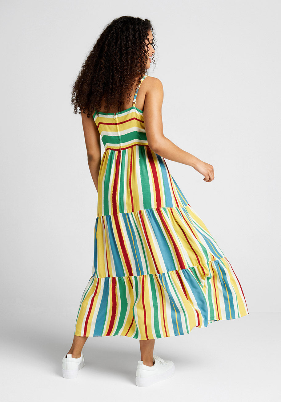 HELL BUNNY Sunshine And Lollipops Maxi Dress