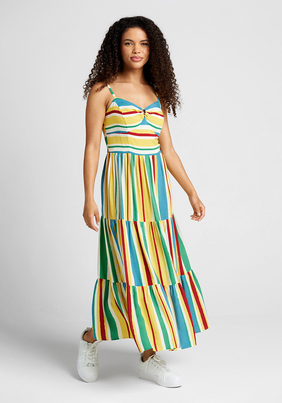 HELL BUNNY Sunshine And Lollipops Maxi Dress