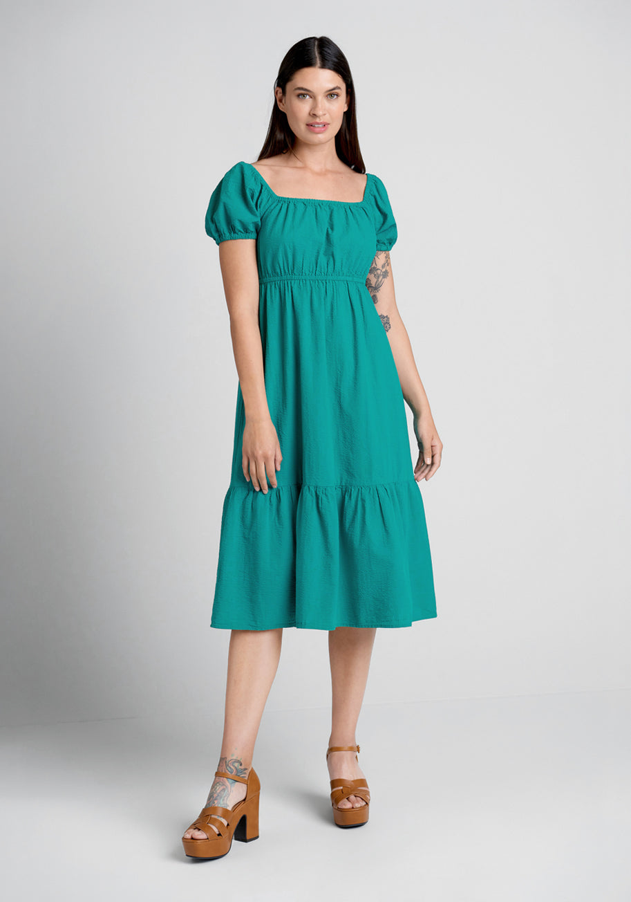  I Think I Love You Midi Dress