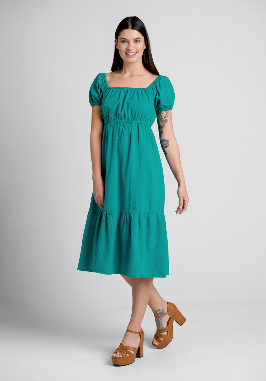  I Think I Love You Midi Dress