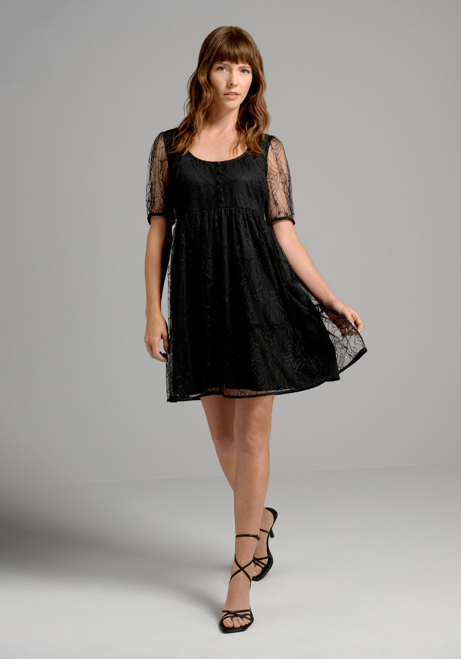  Crawling With Cuteness Babydoll Dress