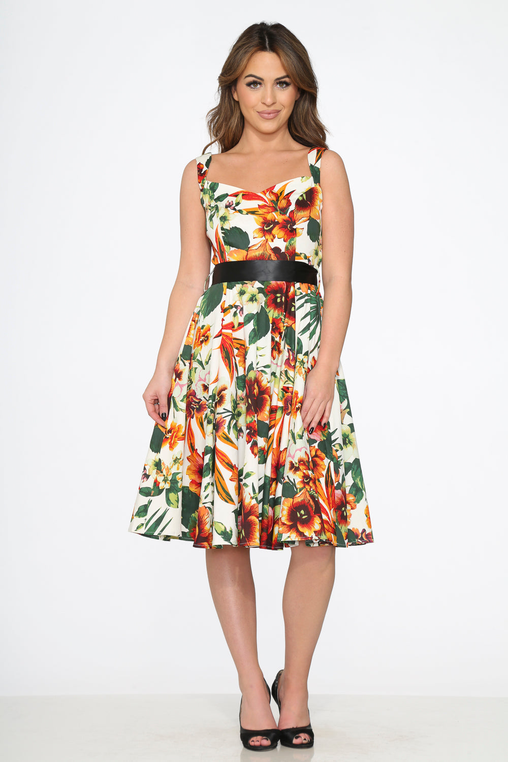  Prince Lily Floral Swing Dress