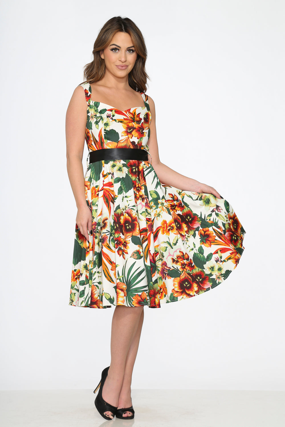  Prince Lily Floral Swing Dress