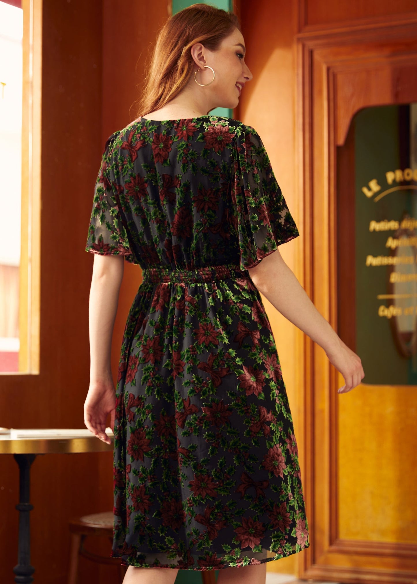  Flutterly Fabulous A-Line Dress