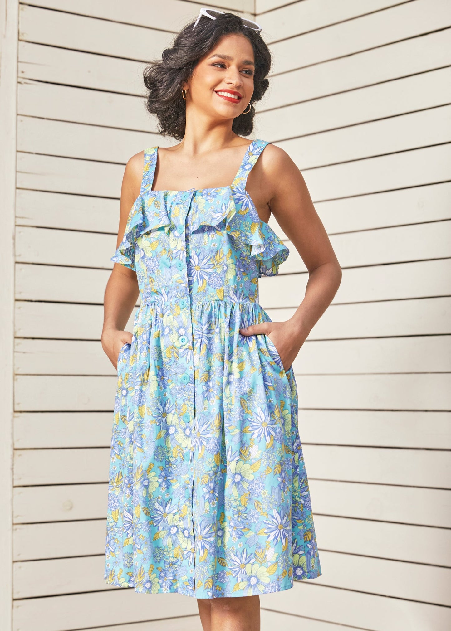  Beckoning The Berkshires Fit And Flare Dress