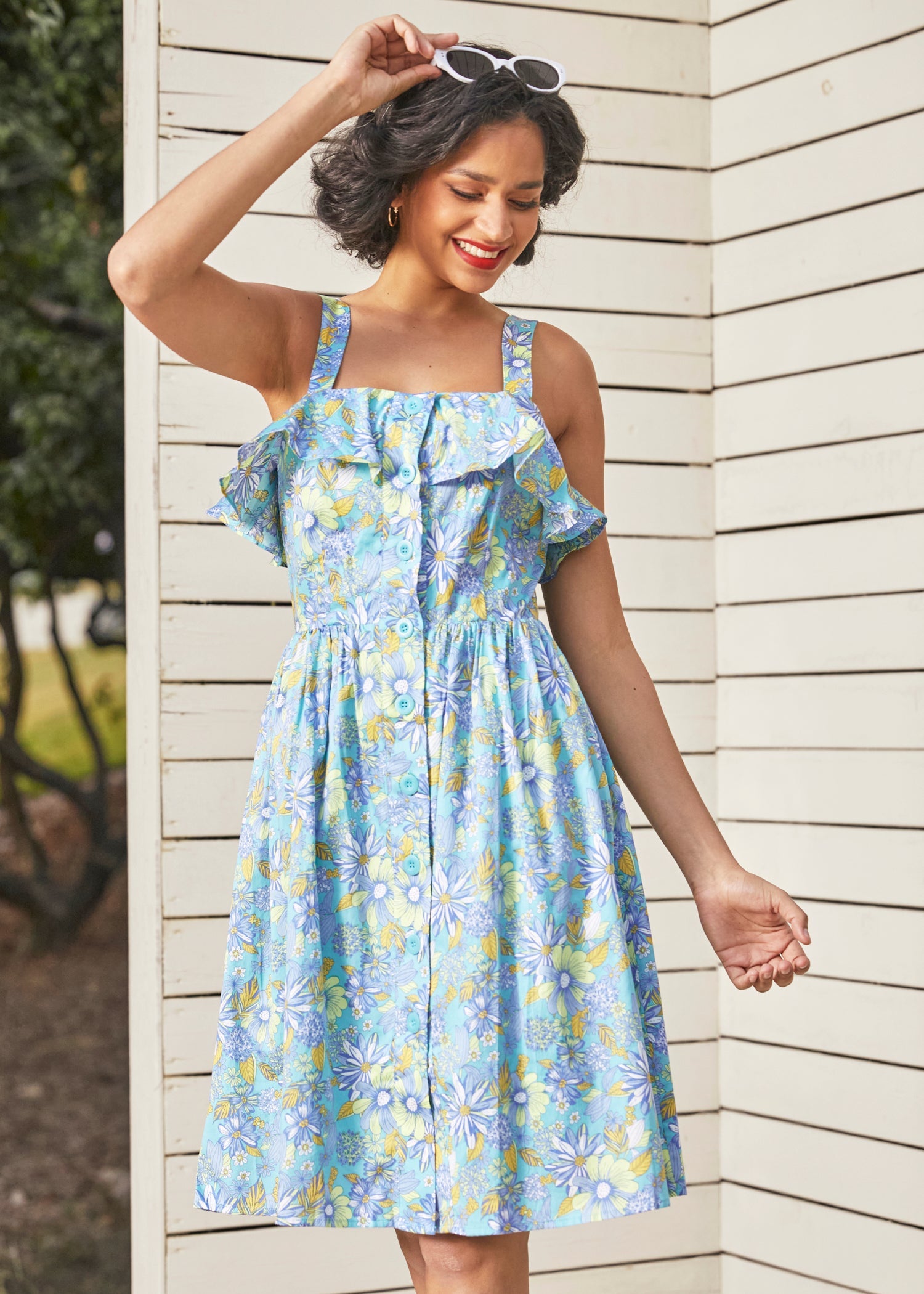  Beckoning The Berkshires Fit And Flare Dress