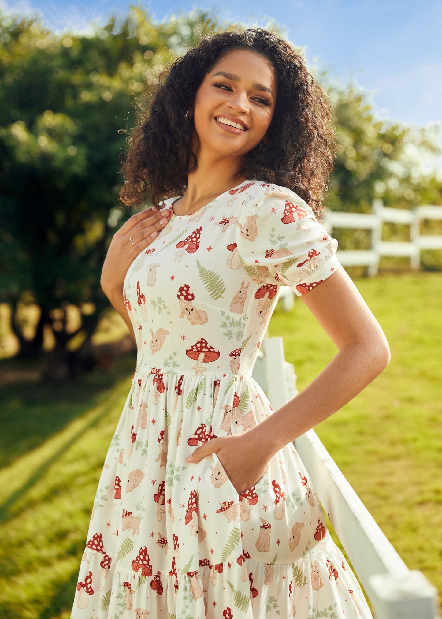  Harmony Printed Dress