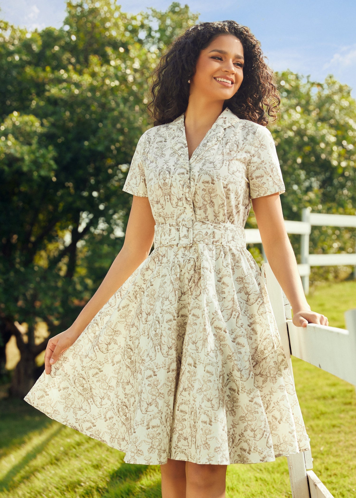  Countryside Serenade Casual Dress