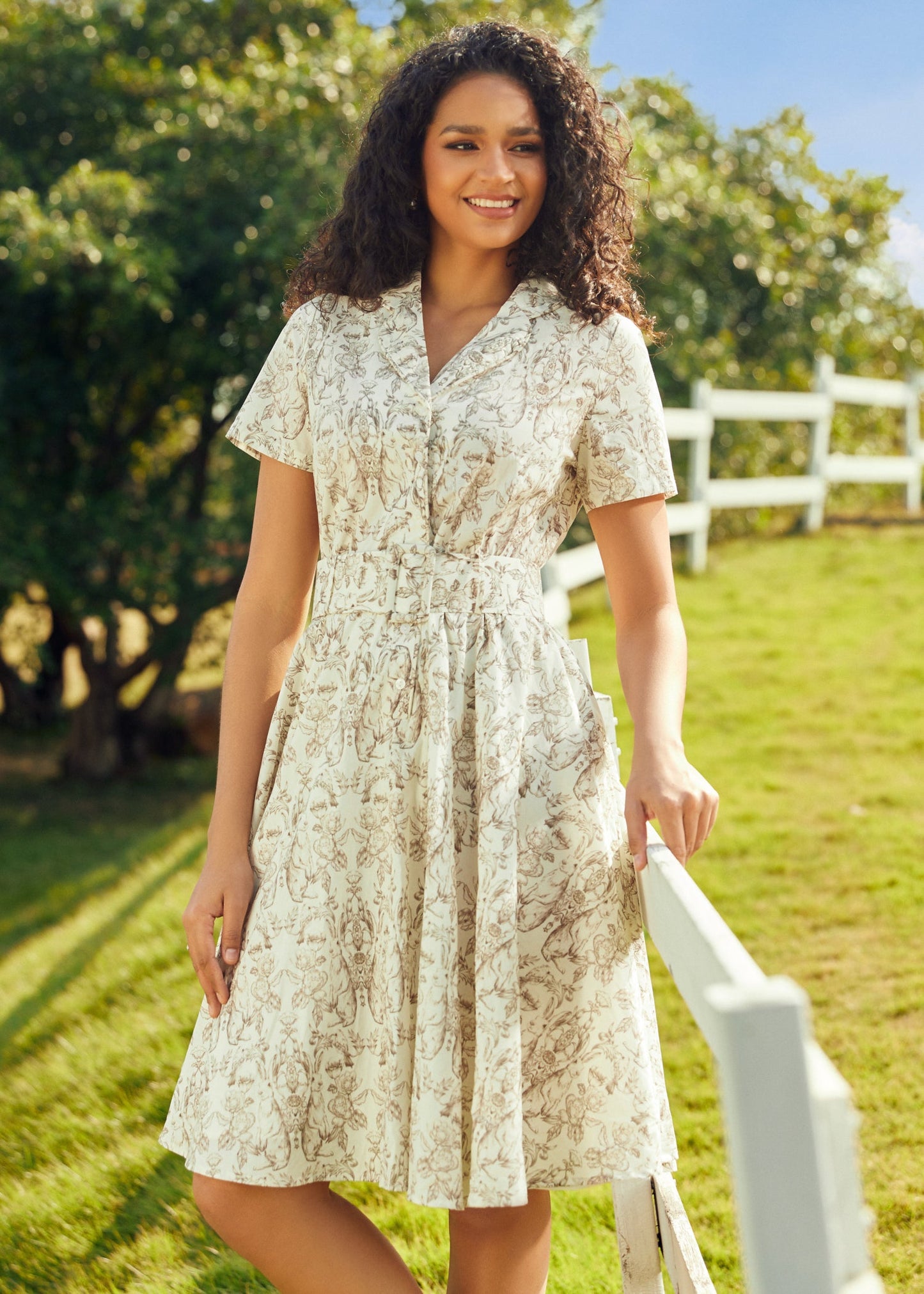  Countryside Serenade Casual Dress