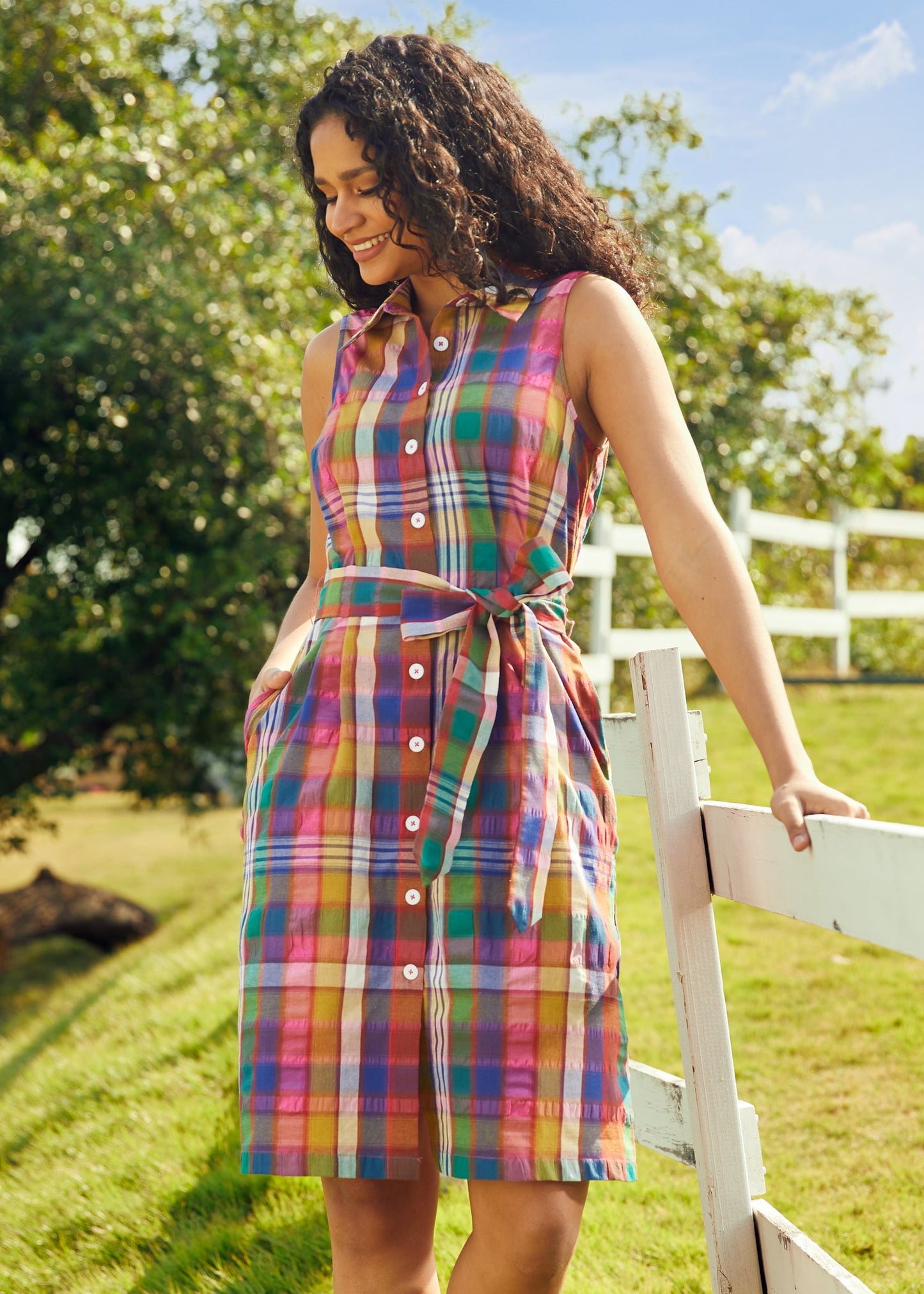  Vintage Voyage Shirt Dress