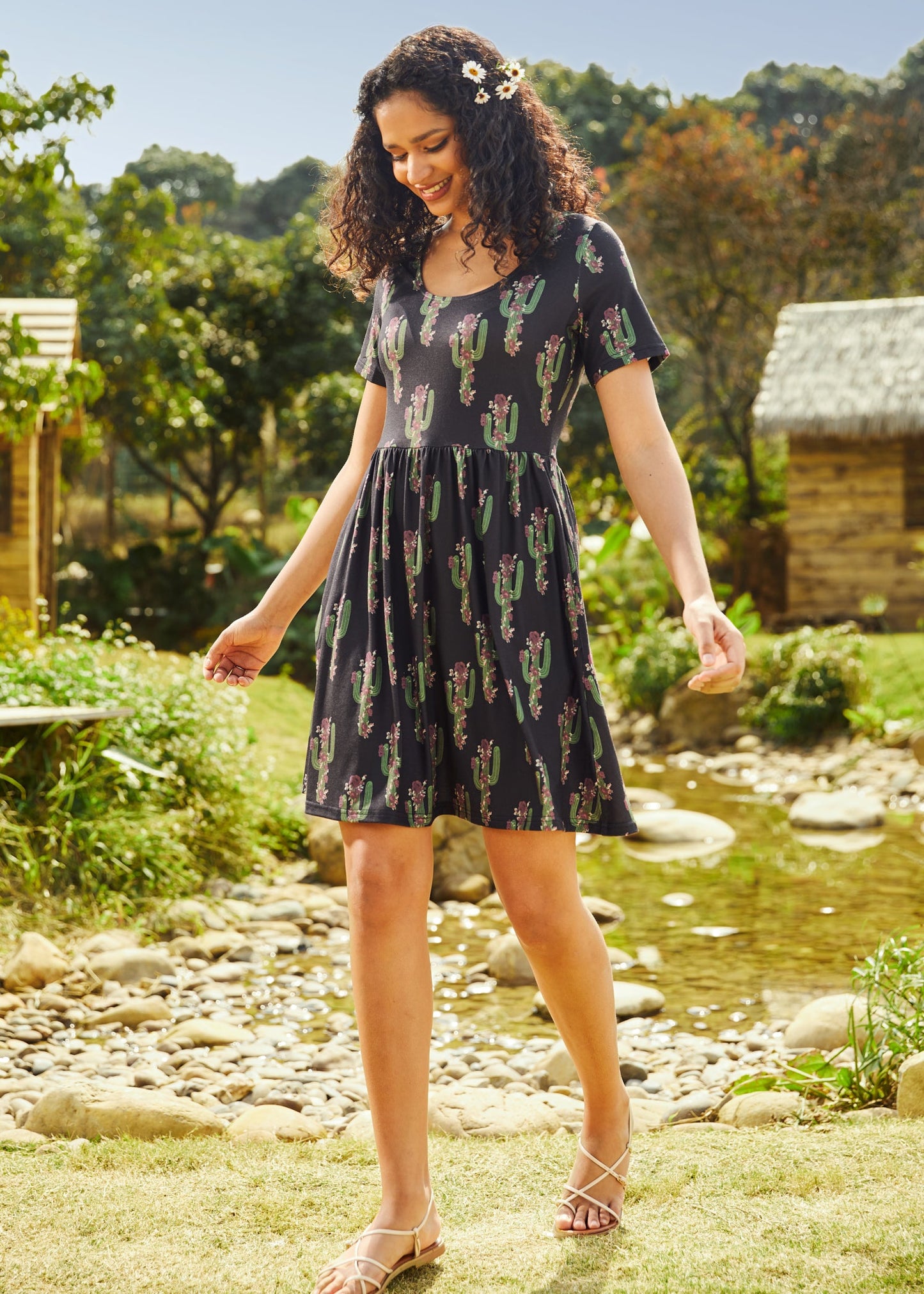  Twilight Sonata Fit & Flare Dress