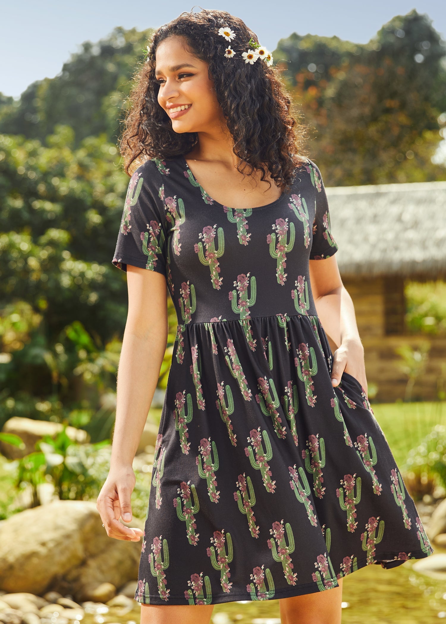  Twilight Sonata Fit & Flare Dress