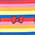  ModCloth X Hello Kitty Red Bows And Rainbows Fit And Flare Dress