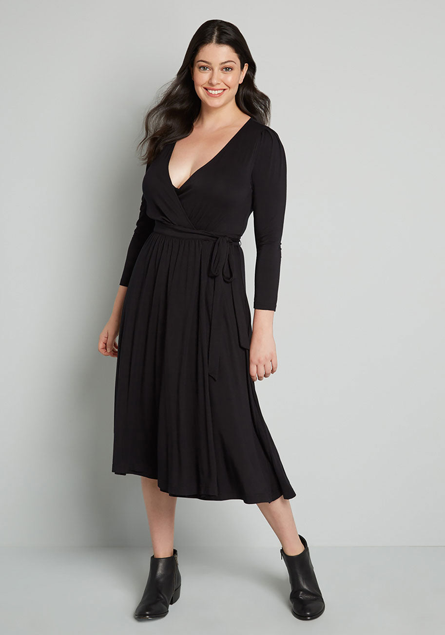  This Is My Moment Wrap Dress