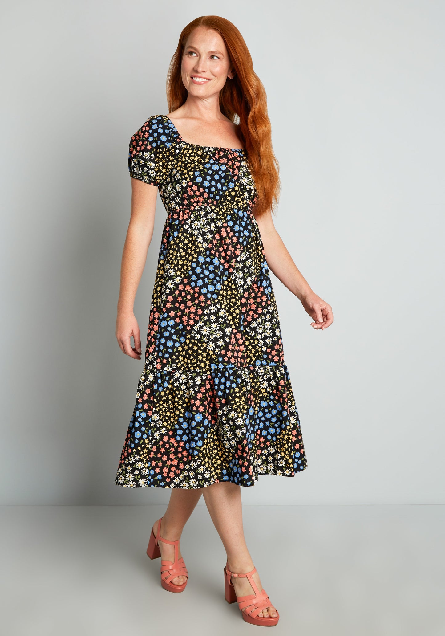 No Brand Sweetness In The Air Midi Dress