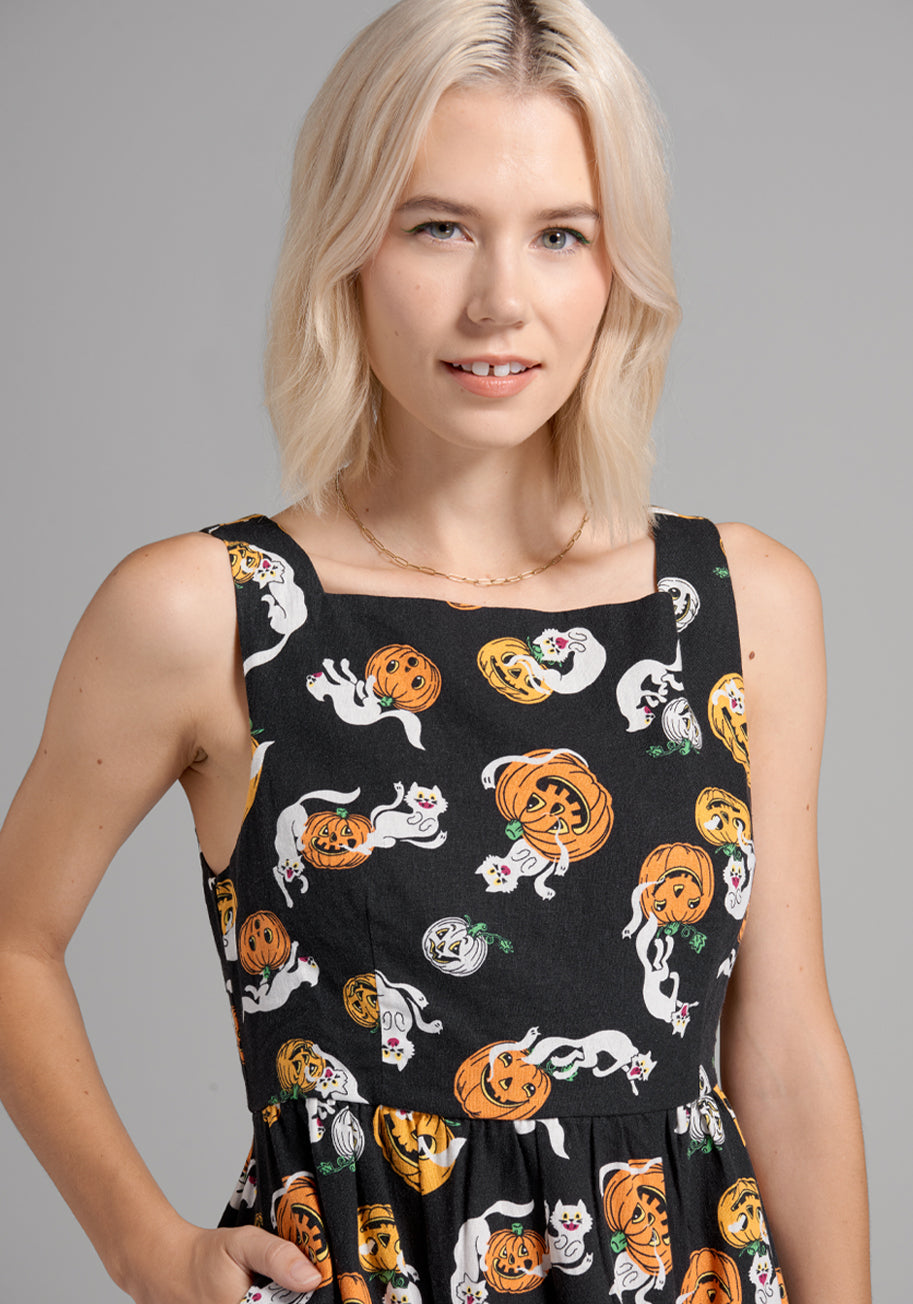  Truth Or Square Fit And Flare Dress