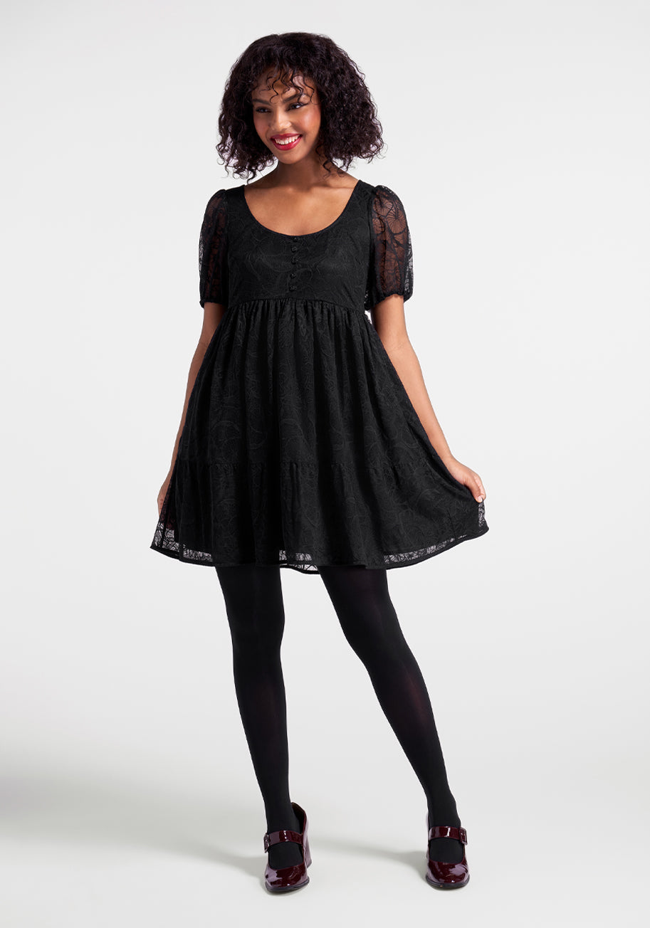  Right Lace, Right Time Babydoll Dress