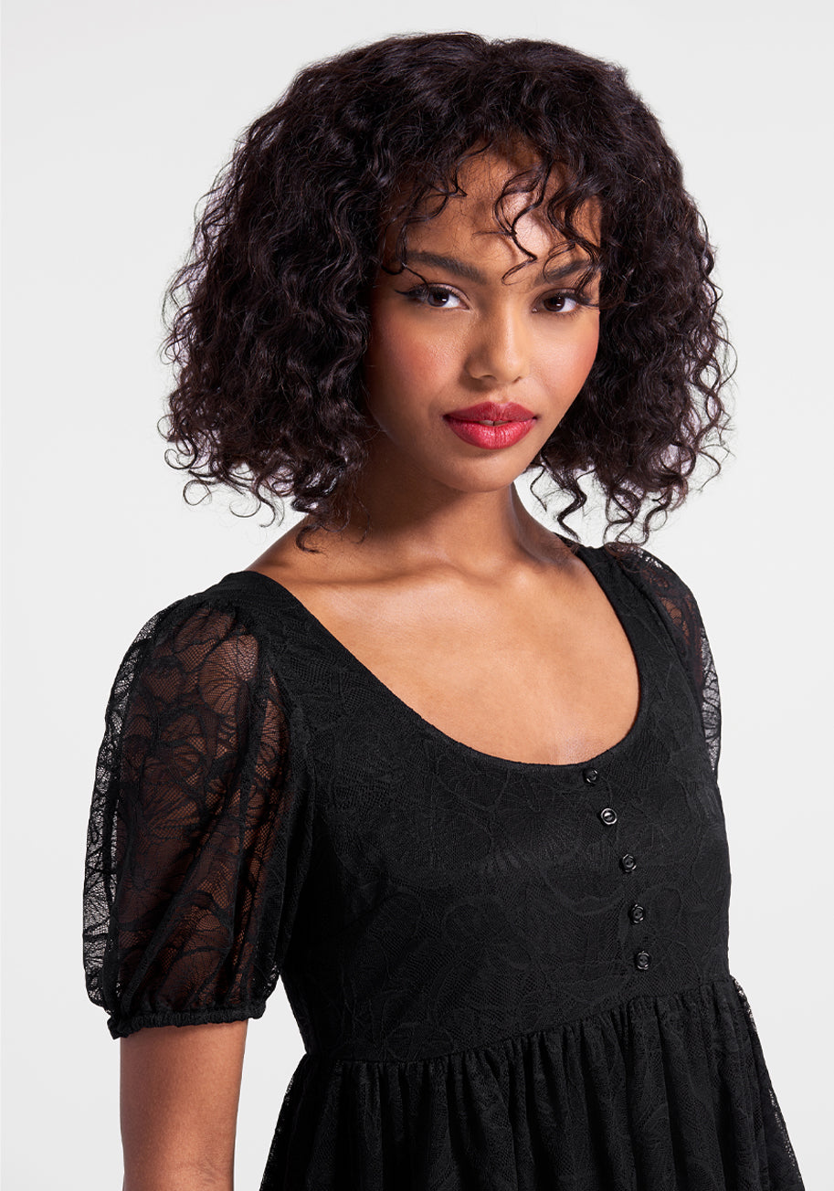  Right Lace, Right Time Babydoll Dress