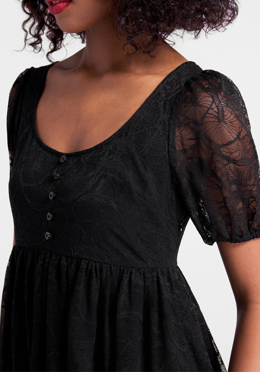  Right Lace, Right Time Babydoll Dress