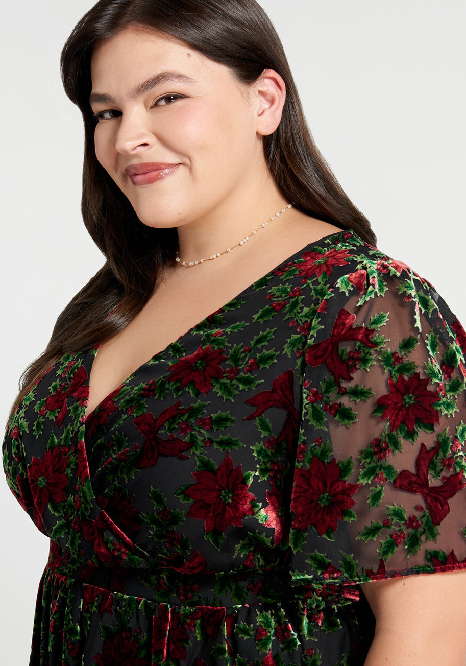  Flutterly Fabulous A-Line Dress