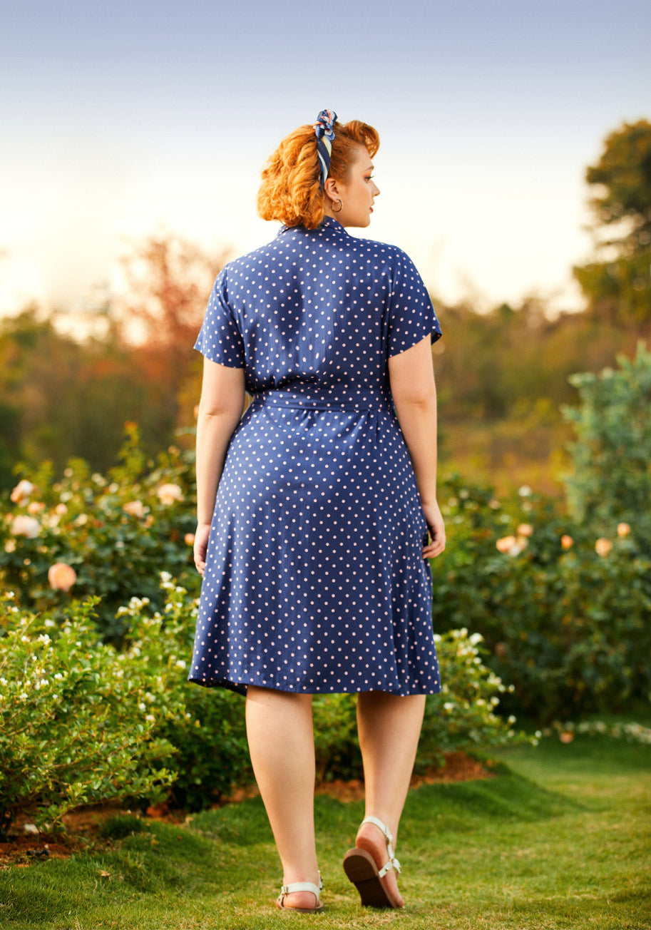  Playing House A-Line Shirt Dress