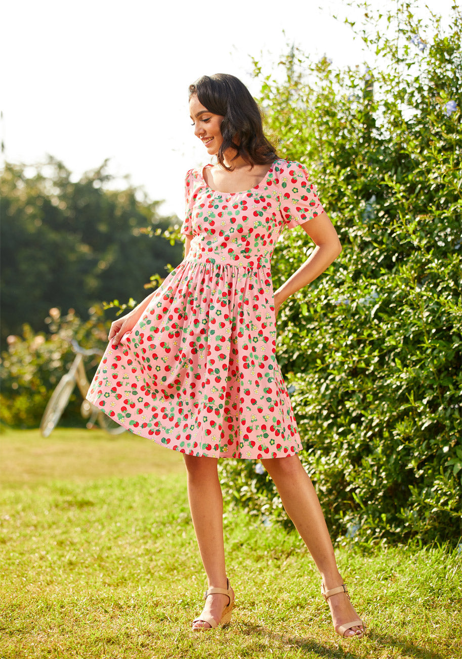  What's The Scoop? A-Line Dress