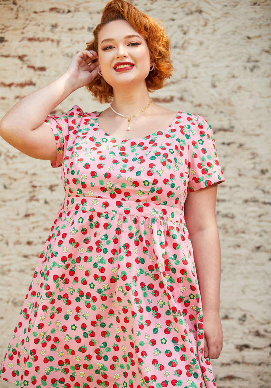  What's The Scoop? A-Line Dress