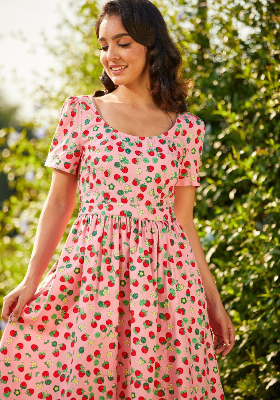 What's The Scoop? A-Line Dress