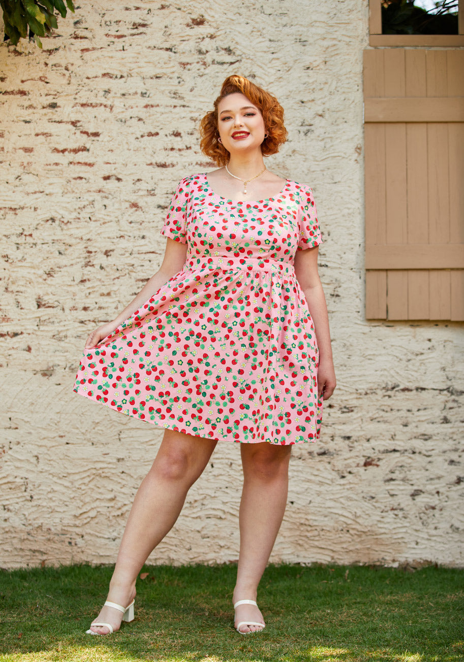  What's The Scoop? A-Line Dress