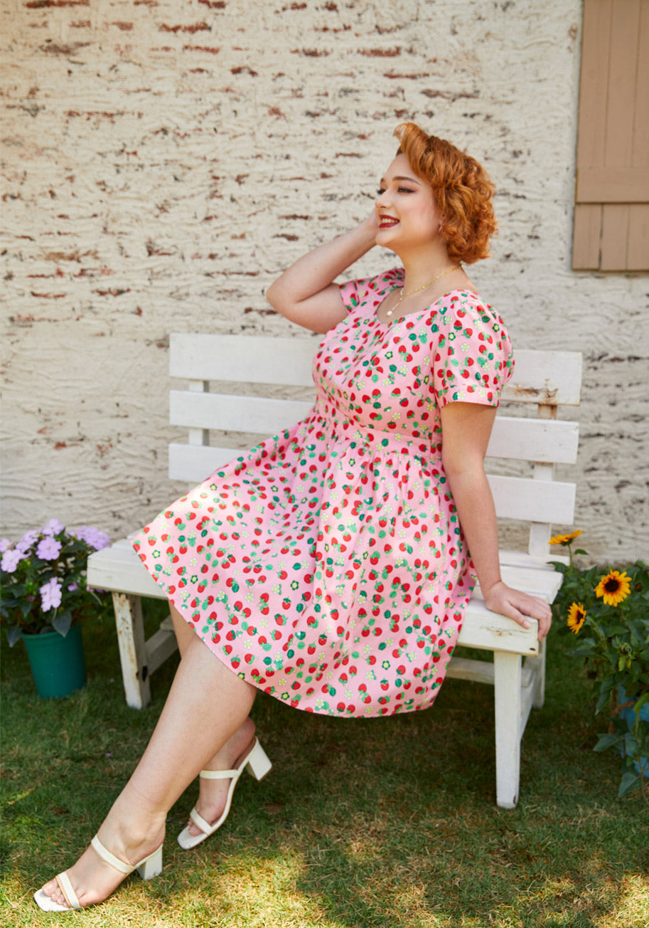  What's The Scoop? A-Line Dress