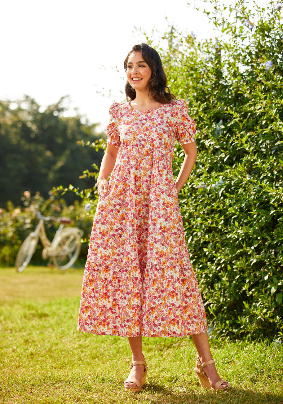  Exuding Ease Midi Dress