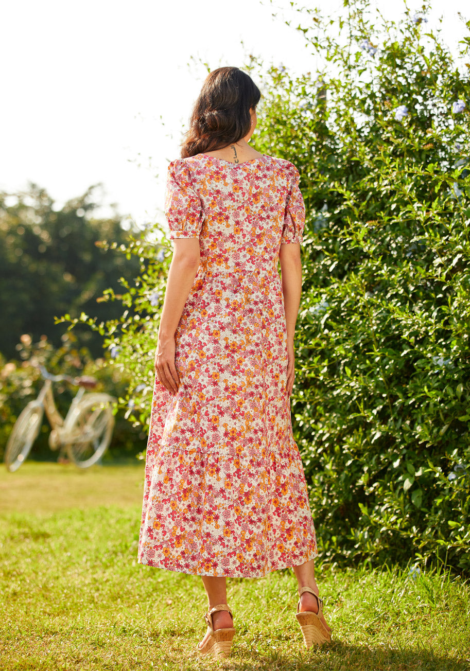  Exuding Ease Midi Dress