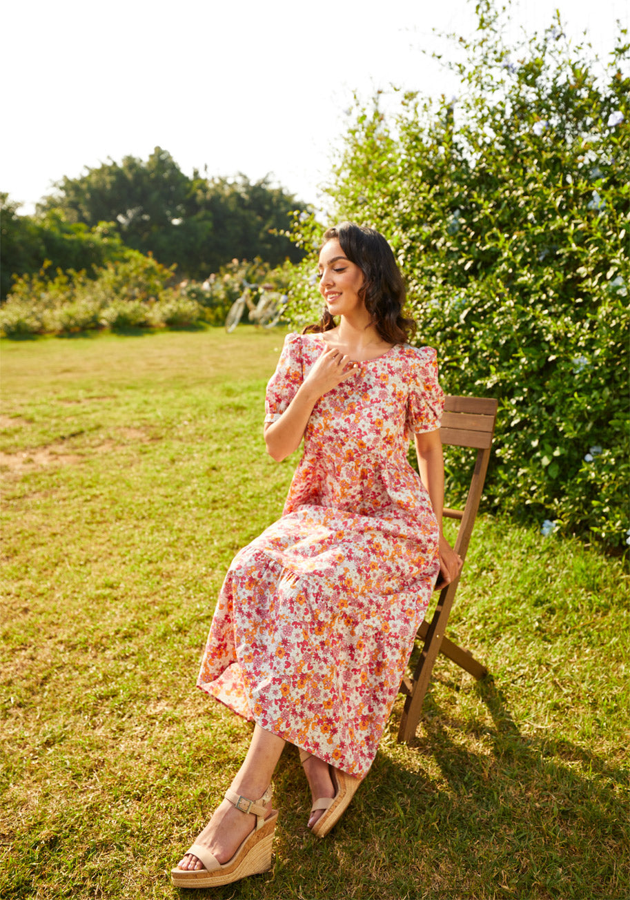  Exuding Ease Midi Dress