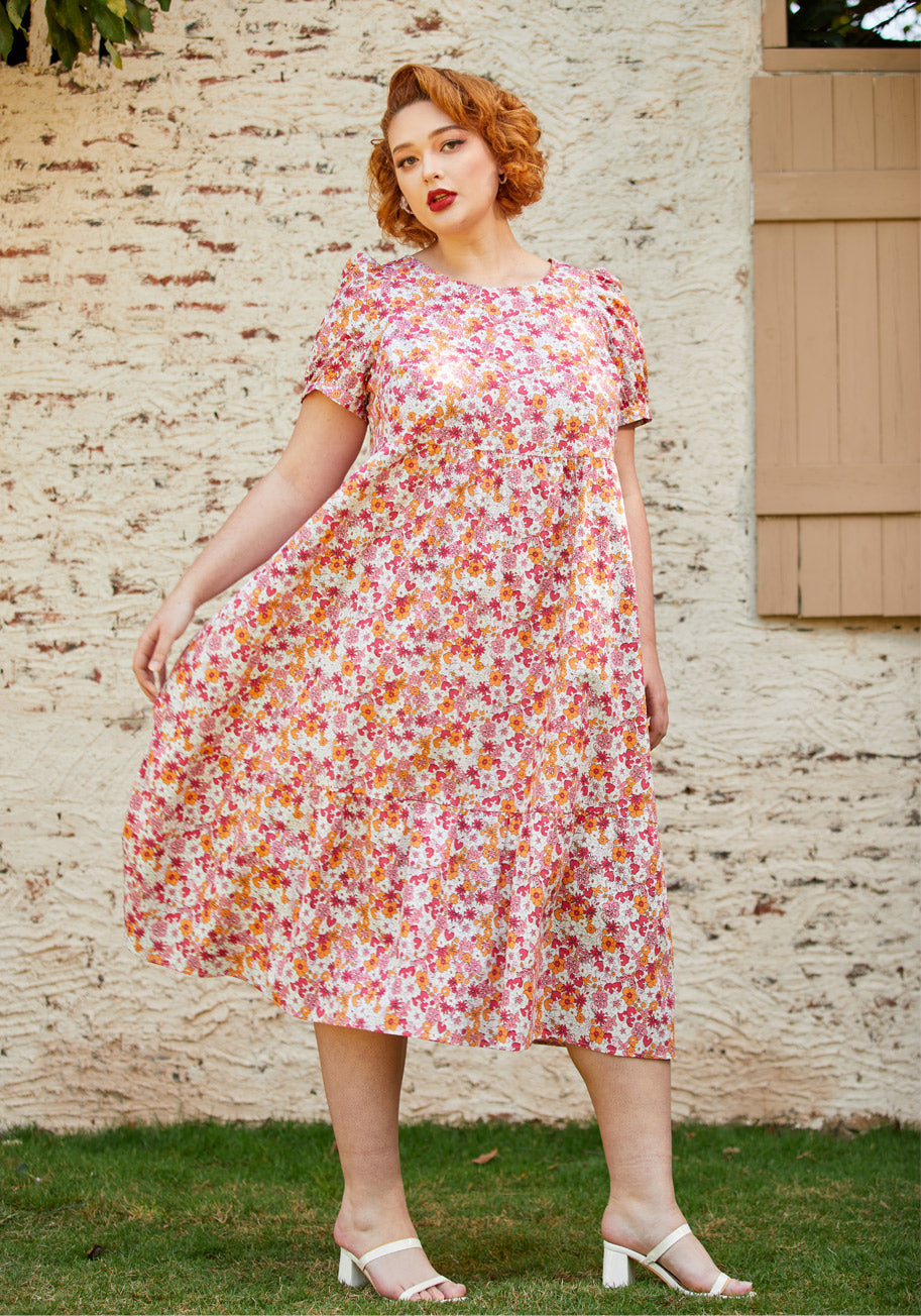  Exuding Ease Midi Dress