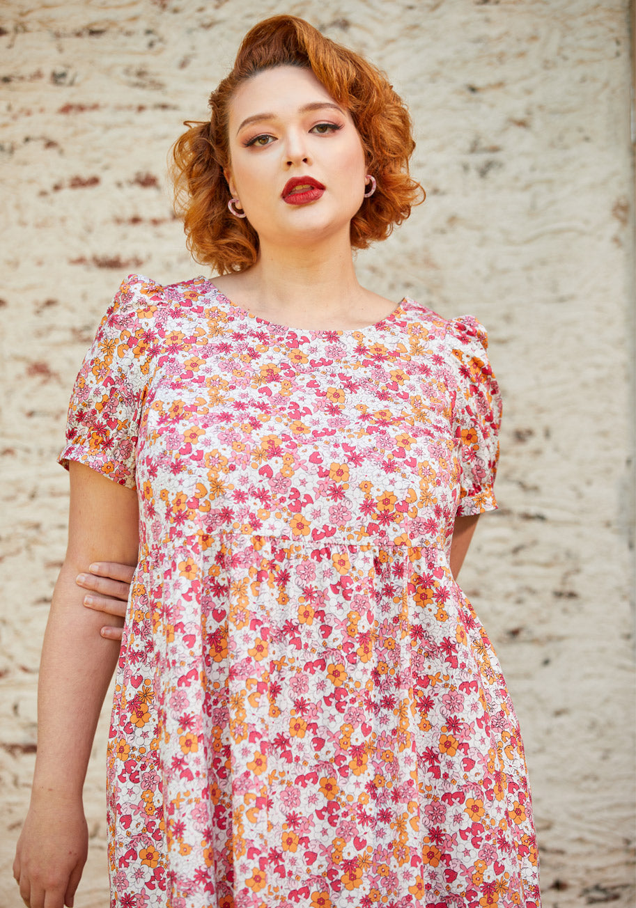  Exuding Ease Midi Dress