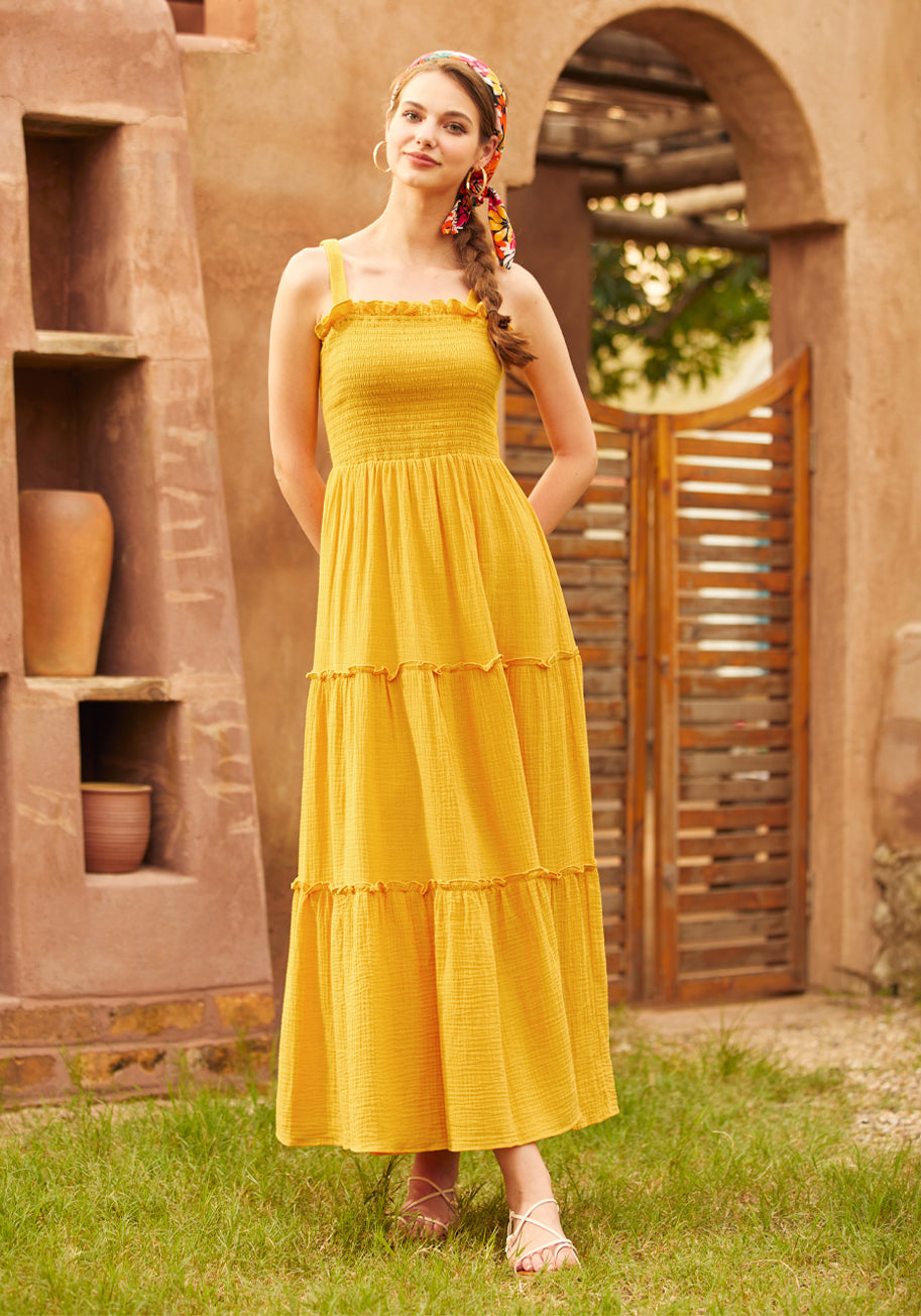 Glimmering Goddess Maxi Dress