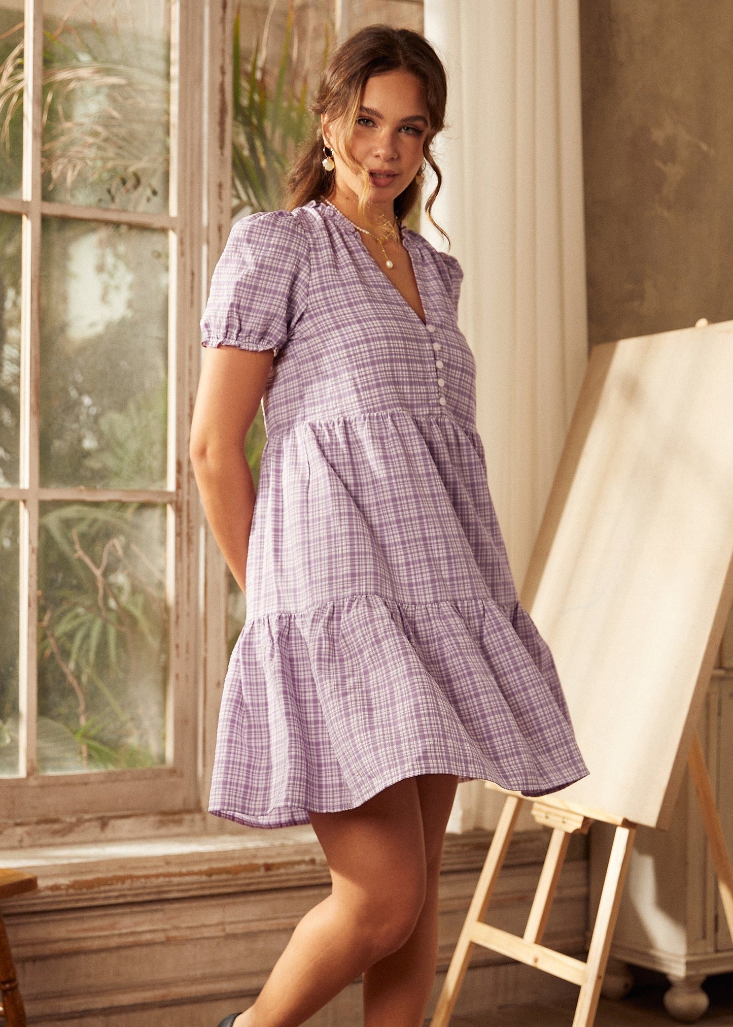  Soft Serenade Babydoll Dres