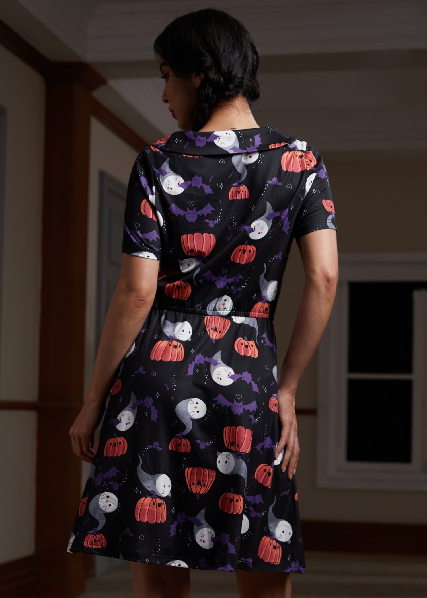  Sweet Shiver Of Collared Dress