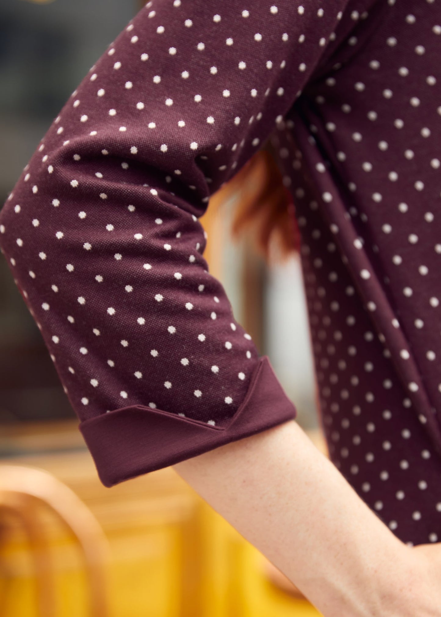  Burn After Reading Collared Shift Dress
