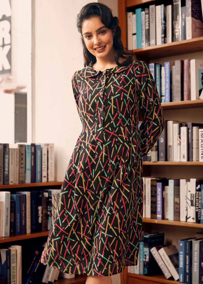  Autumn Vintage Vibes Dress
