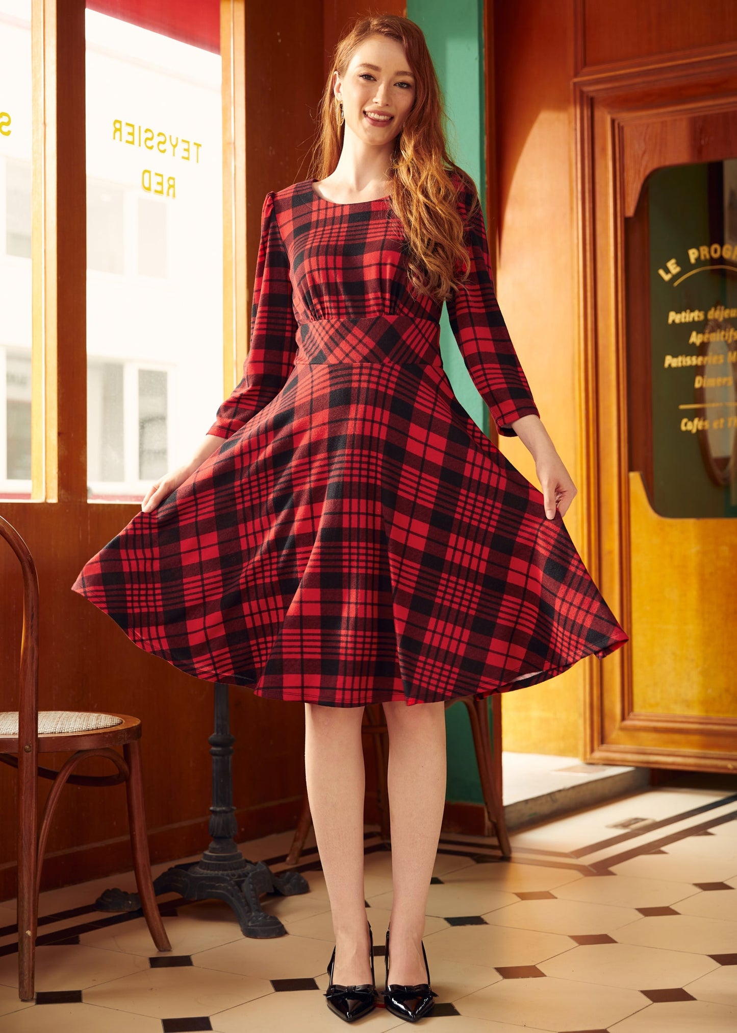  All About The Doodlebug Fit & Flare Dress
