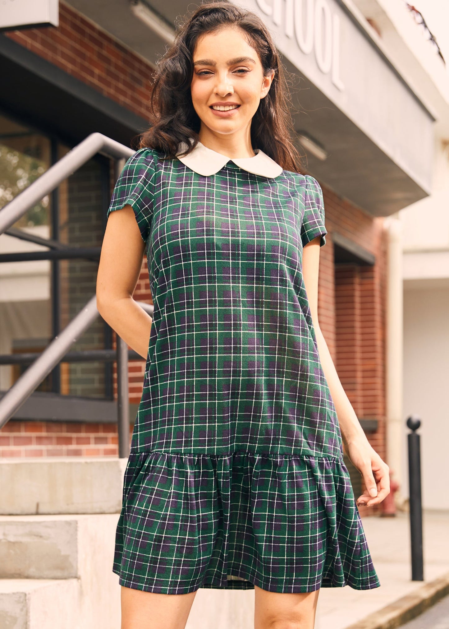  School Days Collared Dress