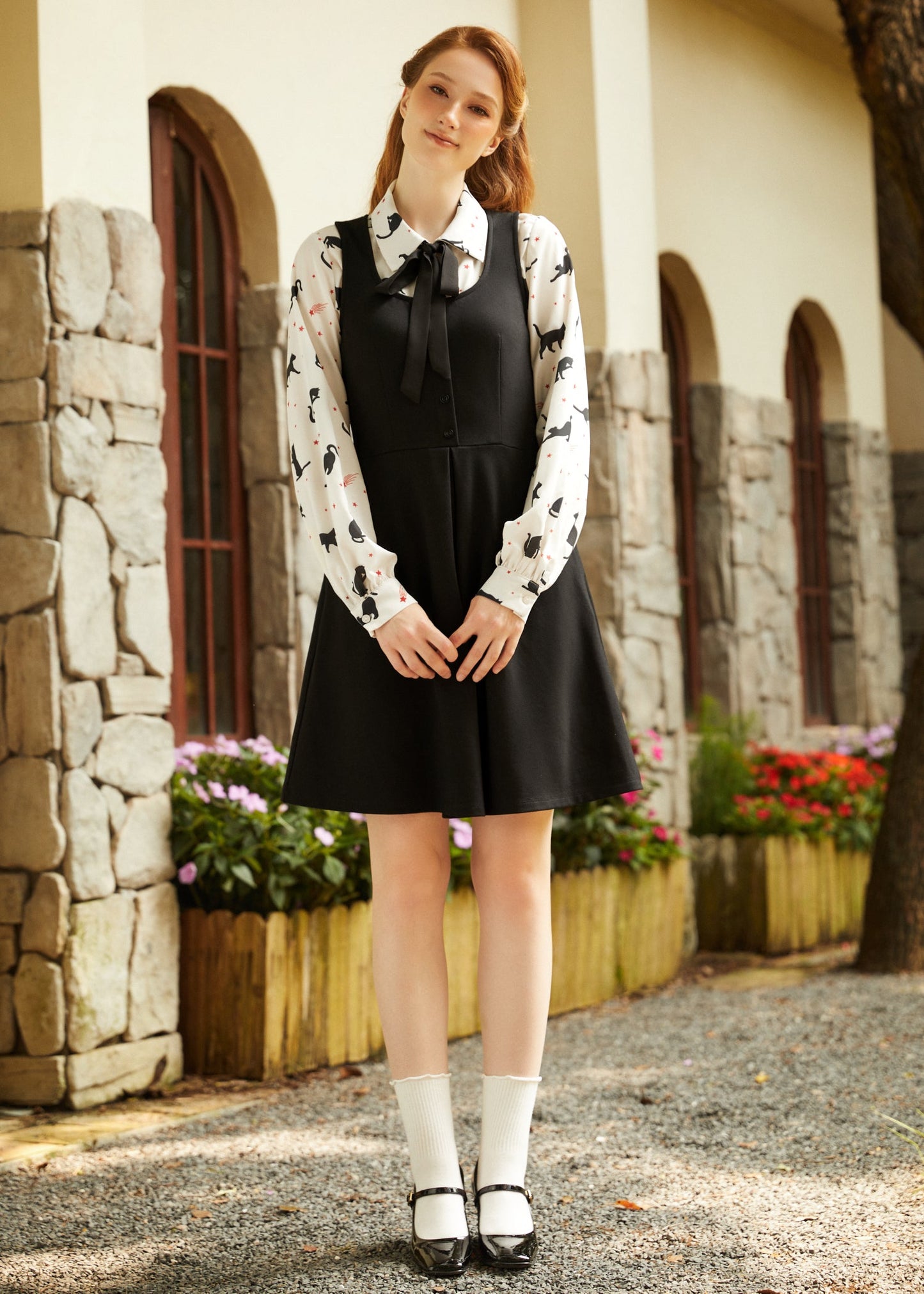  Classically Charming Fit & Flare Dress