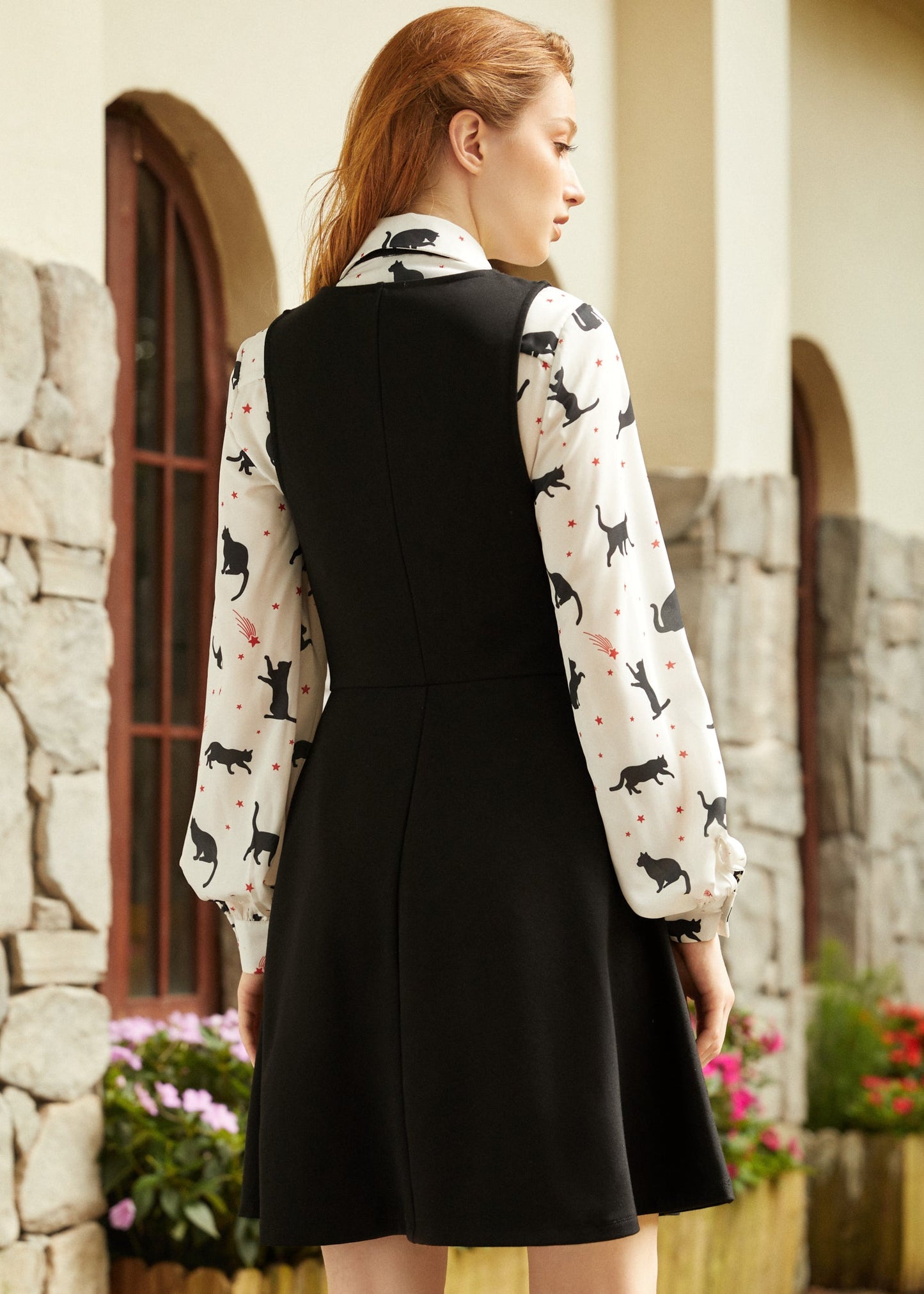  Classically Charming Fit & Flare Dress